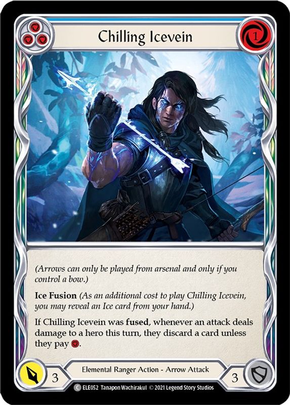 Chilling Icevein (Blue) - ELE052 - Common