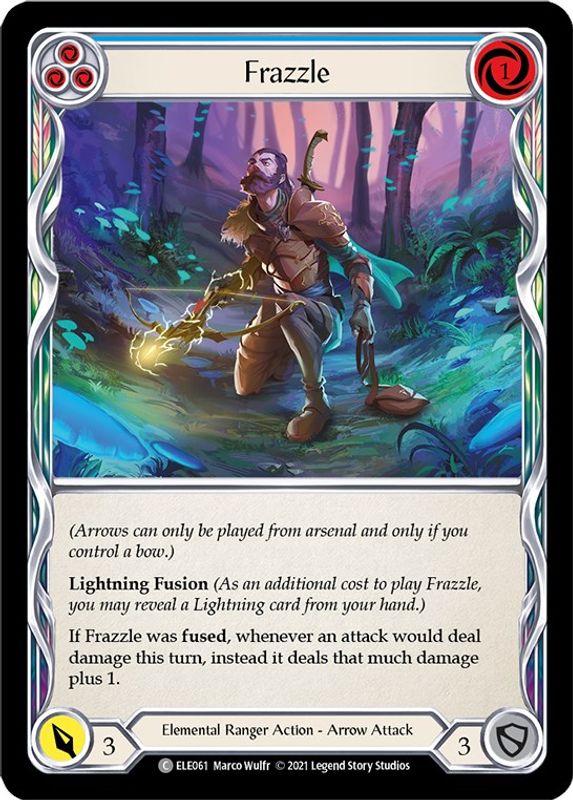 Frazzle (Blue) - ELE061 - Common