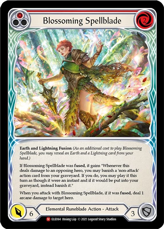 Blossoming Spellblade - ELE064 - Majestic