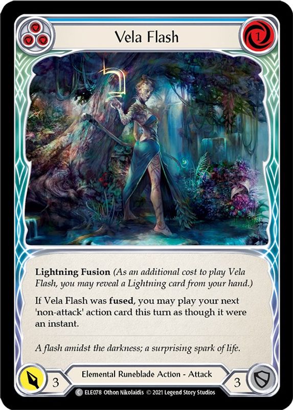 Vela Flash (Blue) - ELE078 - Common