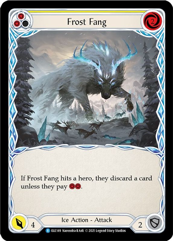 Frost Fang (Yellow) - ELE149 - Rare