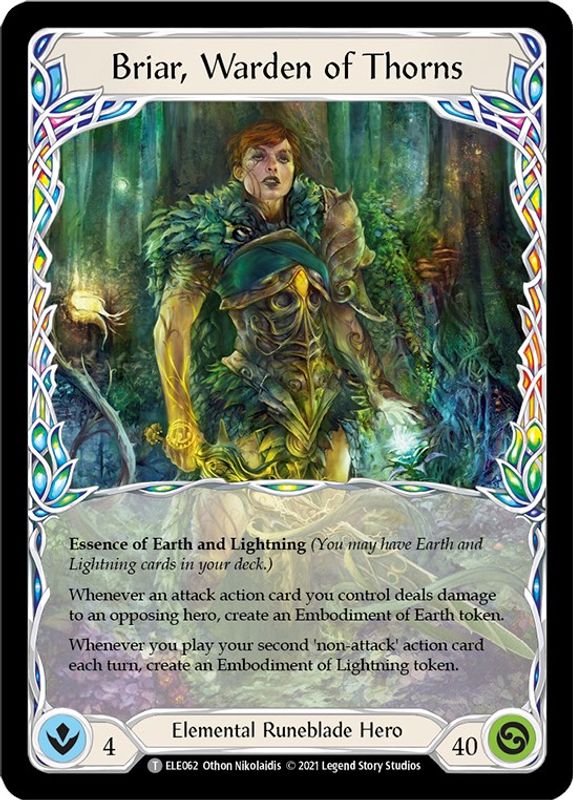 Briar, Warden of Thorns // Briar - ELE062 // ELE063 - Token