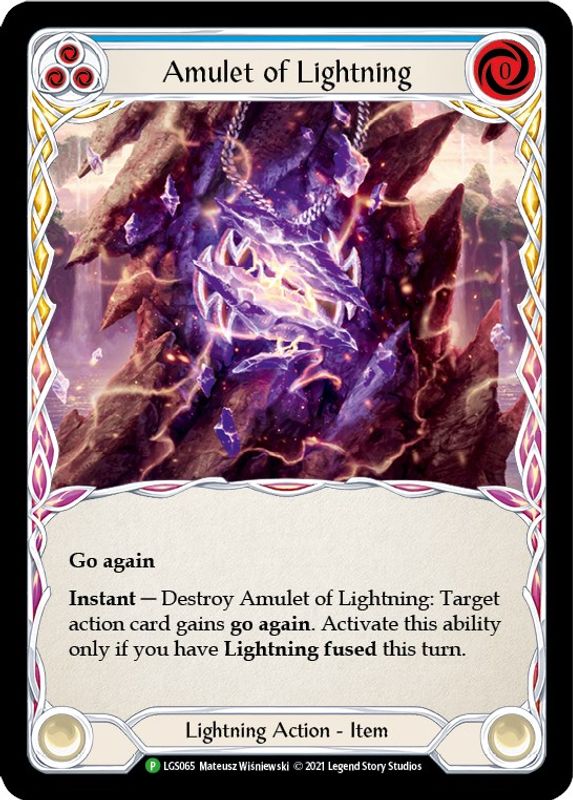 Amulet of Lightning - LGS065 - Promo