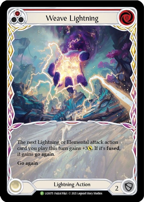 Weave Lightning (Red) - LGS075 - Promo