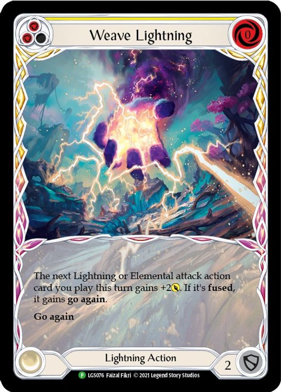 Weave Lightning (Yellow) - LGS076 - Promo