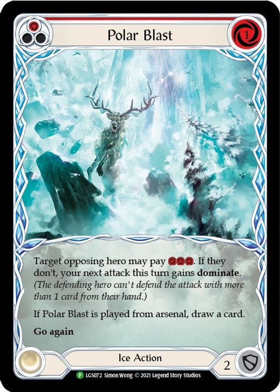 Polar Blast (Red) - LGS072 - Promo