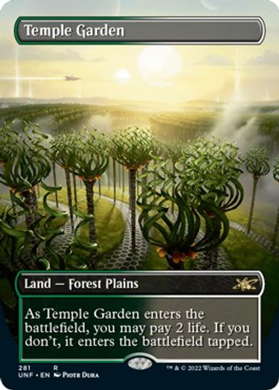 Temple Garden (Borderless) - 281 - Rare