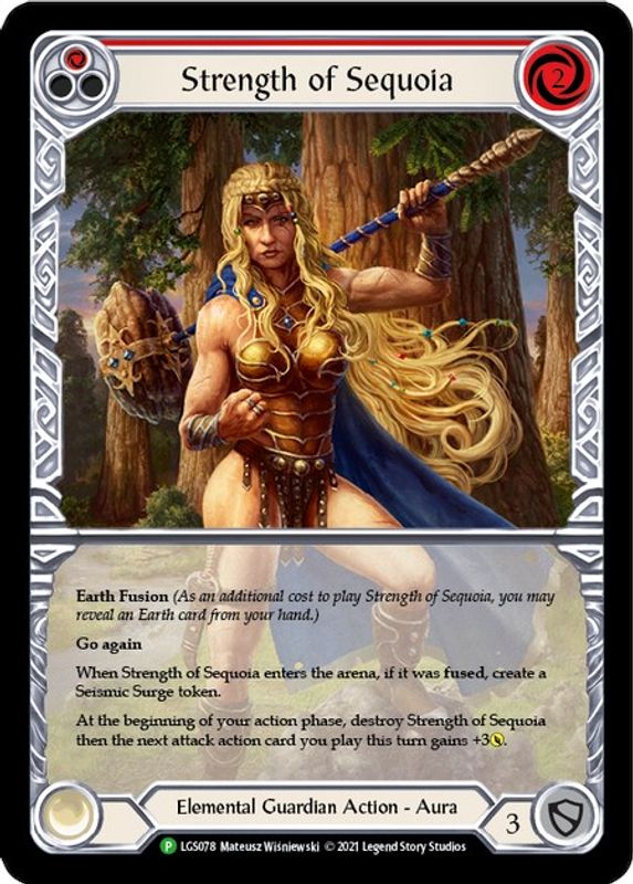 Strength of Sequoia (Red) - LGS078 - Promo