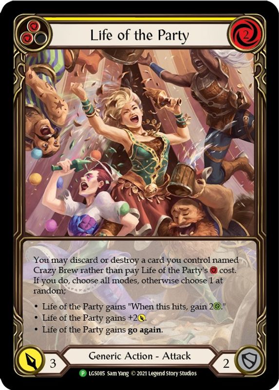 Life of the Party (Yellow) - LGS085 - Promo