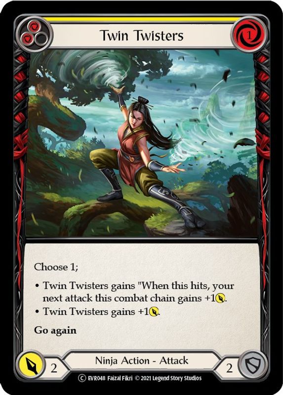 Twin Twisters (Yellow) - EVR048 - Common