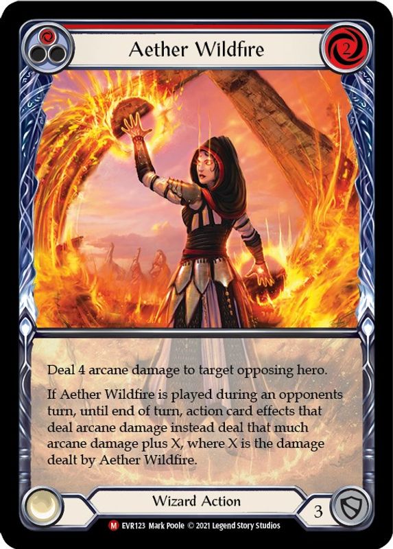 Aether Wildfire (Extended Art) - EVR123 - Majestic