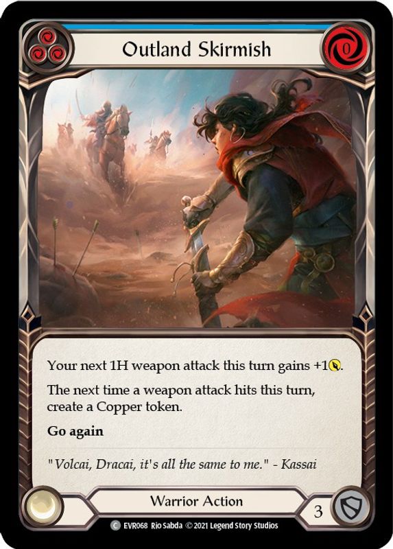 Outland Skirmish (Blue) - EVR068 - Common