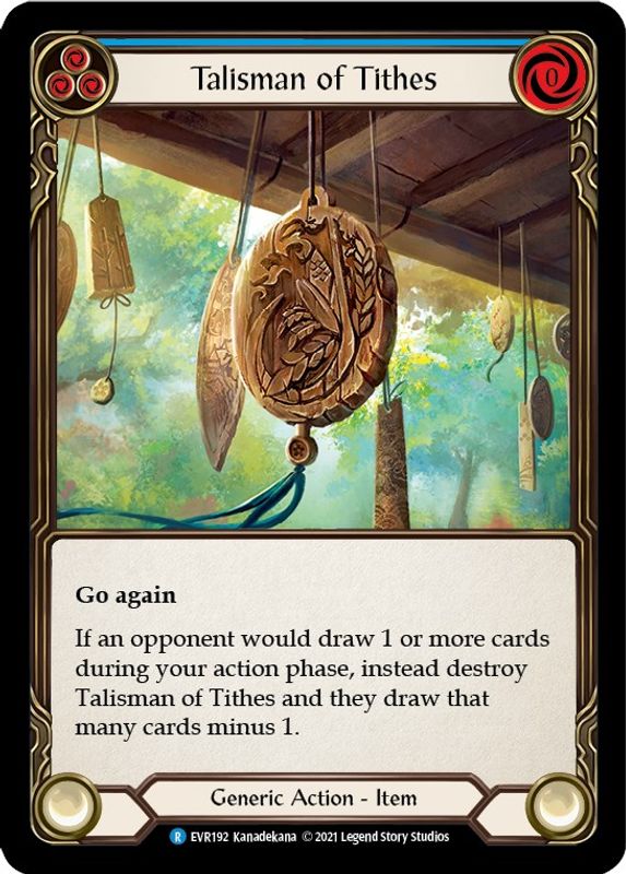 Talisman of Tithes - EVR192 - Rare