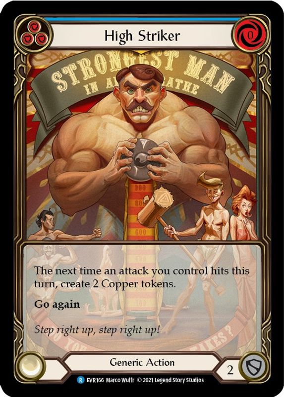 High Striker (Blue) (Extended Art) - EVR166 - Rare