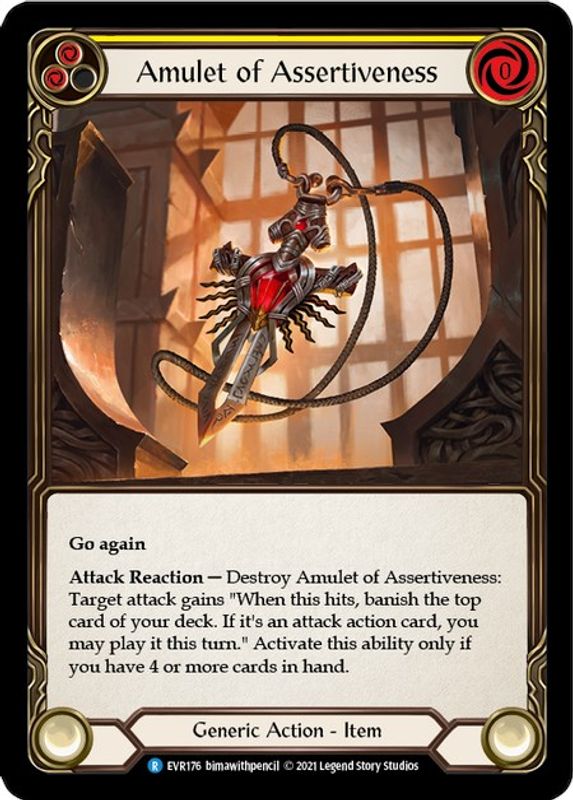 Amulet of Assertiveness - EVR176 - Rare