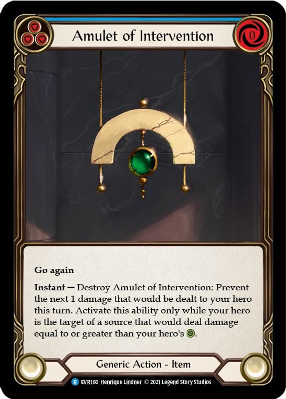 Amulet of Intervention - EVR180 - Rare
