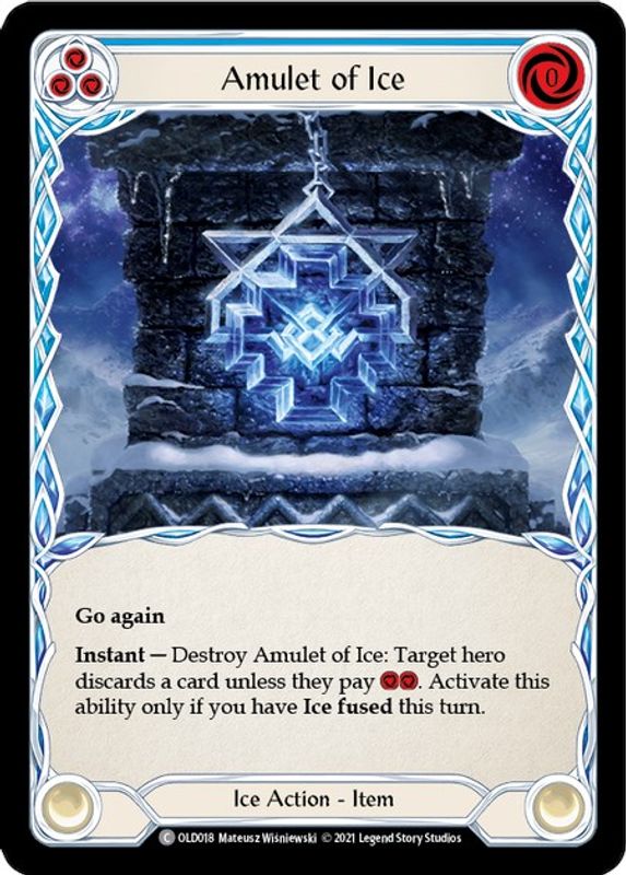 Amulet of Ice - OLD018 - Common