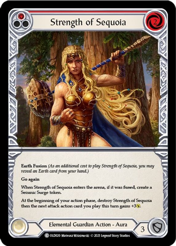 Strength of Sequoia (Red) - OLD020 - Common