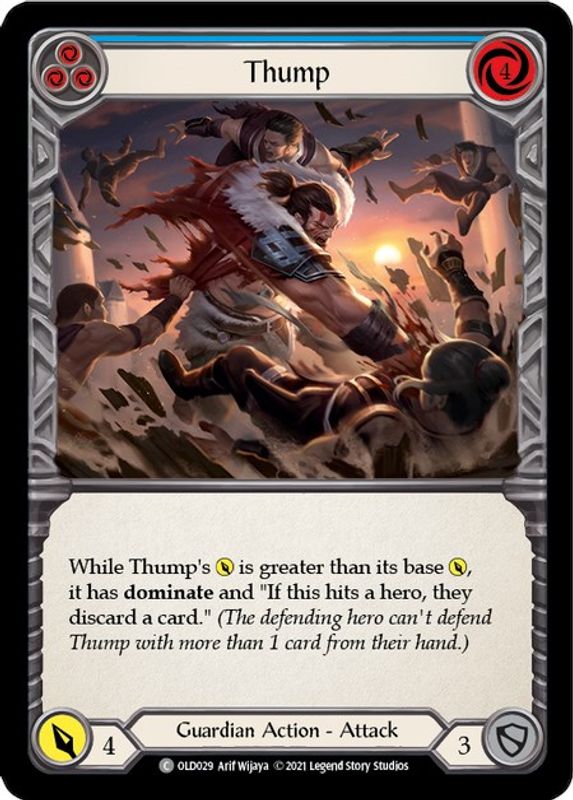 Thump (Blue) - OLD029 - Common