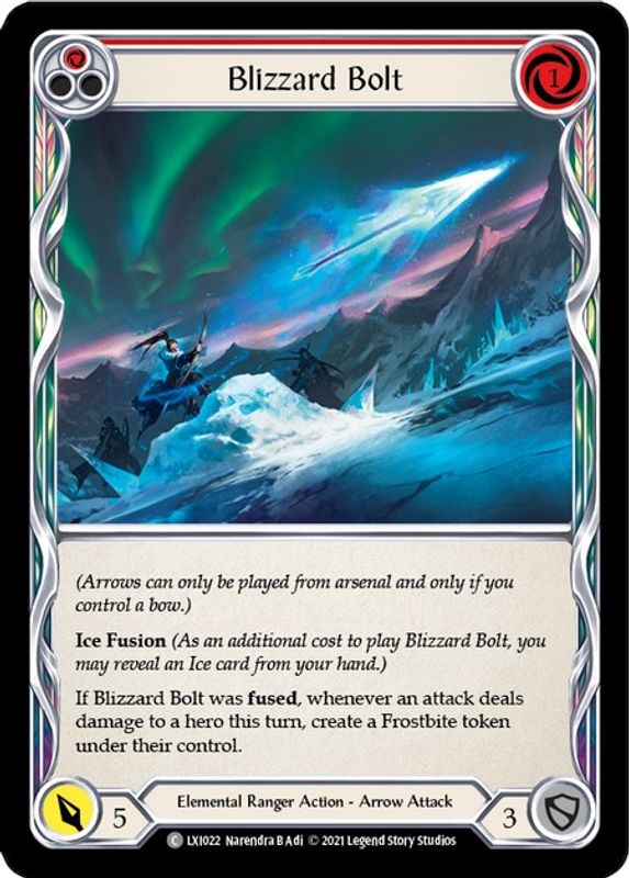 Blizzard Bolt (Red) - LXI022 - Common