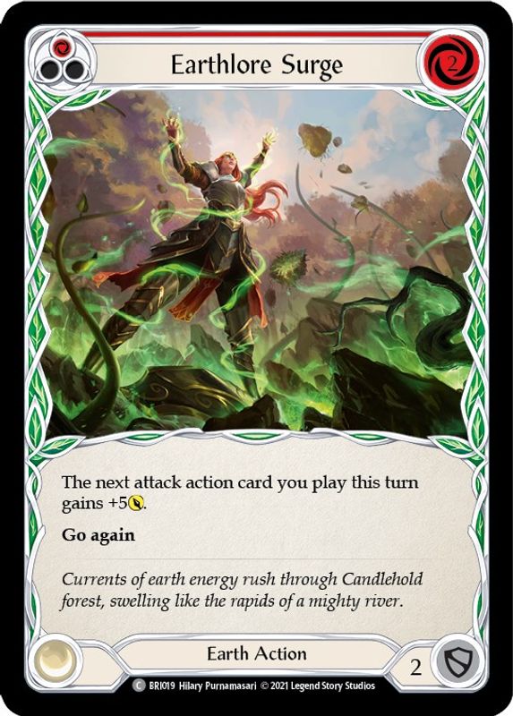 Earthlore Surge (Red) - BRI019 - Common
