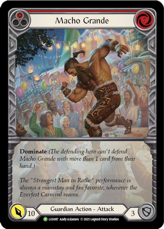 Macho Grande (Red) - LGS087 - Promo