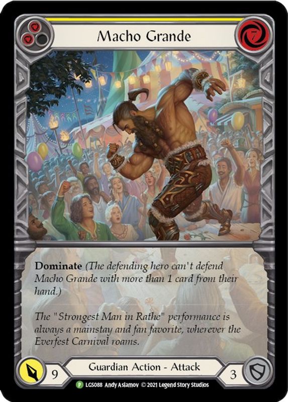 Macho Grande (Yellow) - LGS088 - Promo