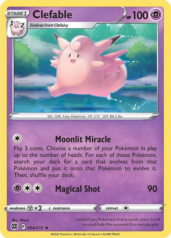 Clefable - 054/172 - Rare
