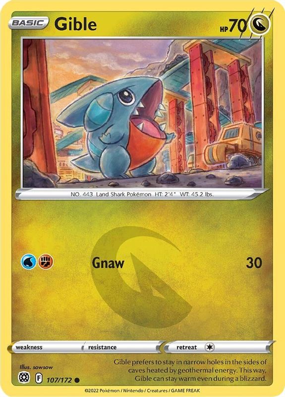 Gible - 107/172 - Common