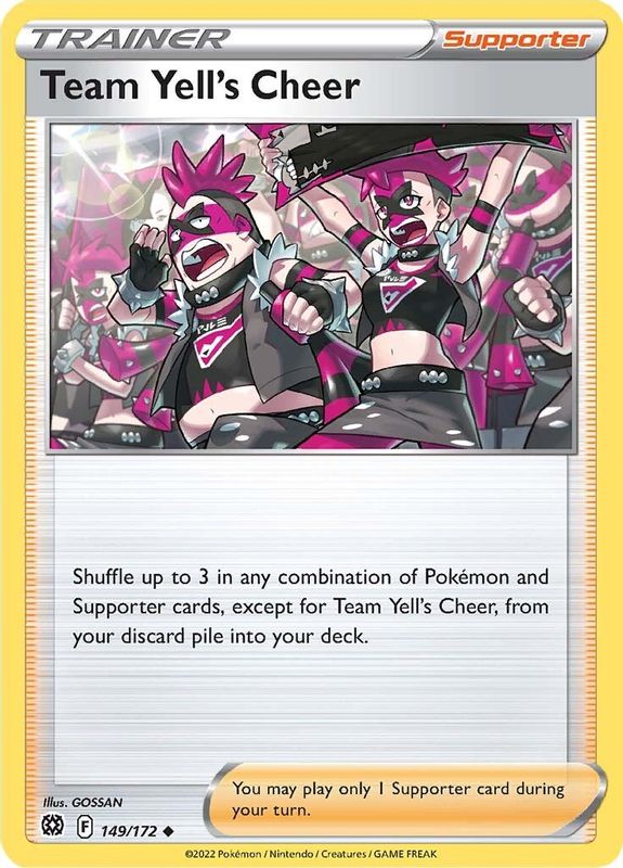 Team Yell's Cheer - 149/172 - Uncommon
