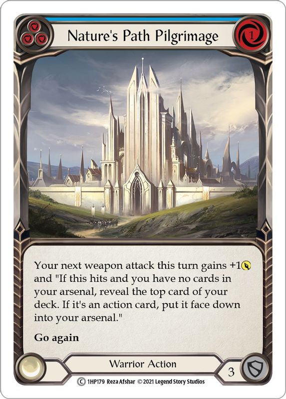 Nature's Path Pilgrimage (Blue) - 1HP179 - Common