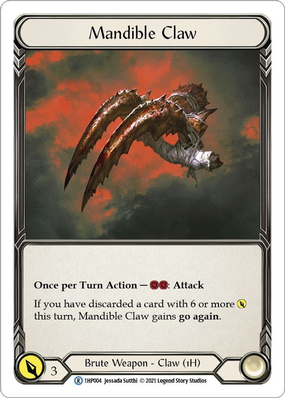 Mandible Claw (1HP004) - 1HP004 - Rare