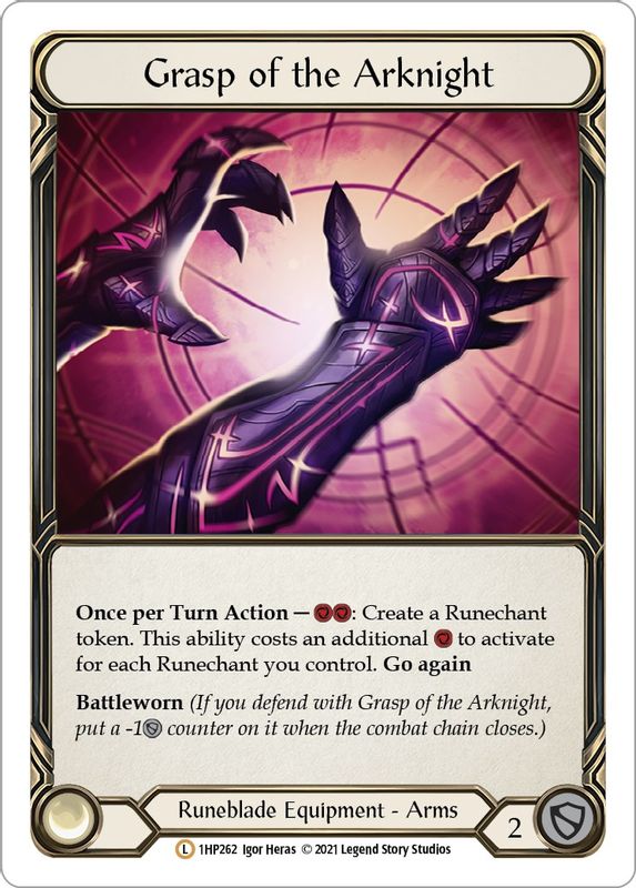 Grasp of the Arknight - 1HP262 - Legendary