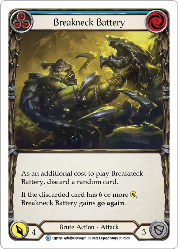 Breakneck Battery (Blue) - 1HP018 - Rare