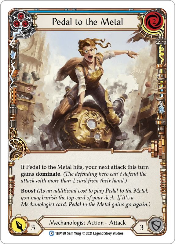 Pedal to the Metal (Blue) - 1HP198 - Rare