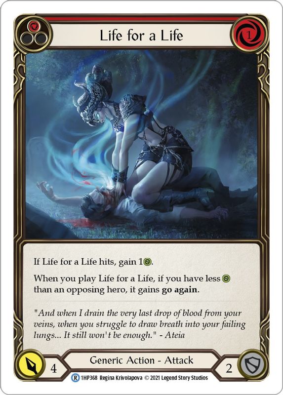Life for a Life (Red) - 1HP368 - Rare