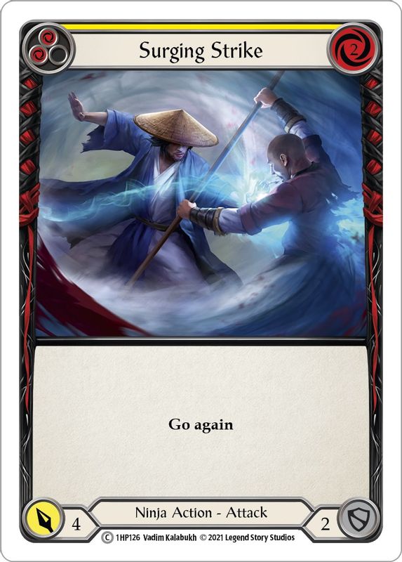 Surging Strike (Yellow) - 1HP126 - Common