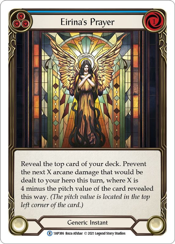 Eirina's Prayer (Blue) - 1HP386 - Rare