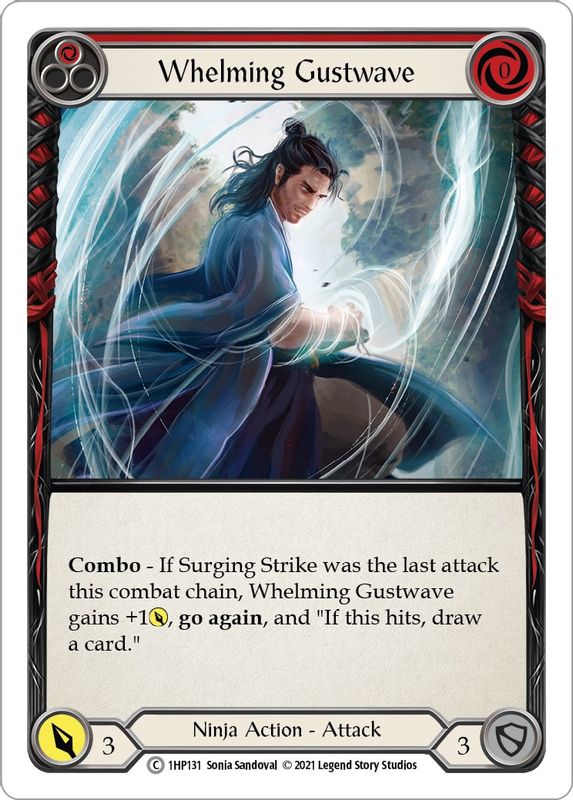 Whelming Gustwave (Red) - 1HP131 - Common