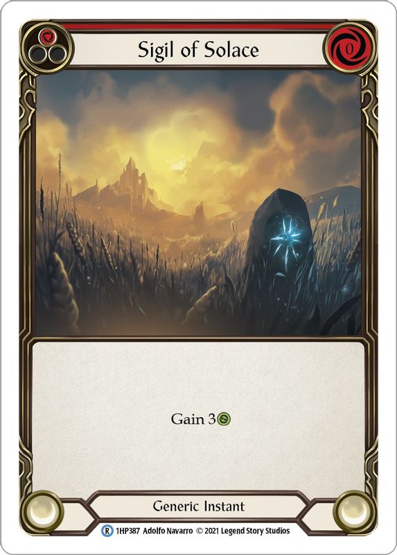 Sigil of Solace (Red) - 1HP387 - Rare