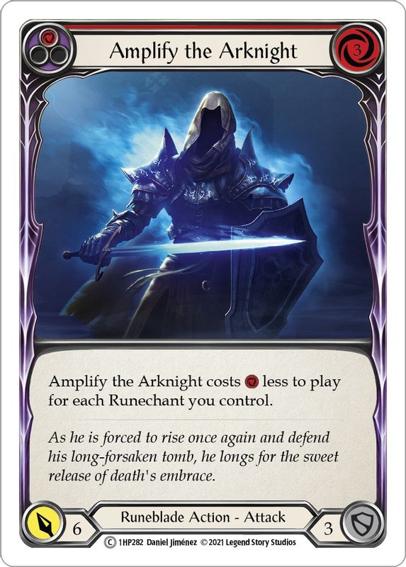 Amplify the Arknight (Red) - 1HP282 - Common