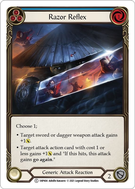 Razor Reflex (Blue) - 1HP404 - Common