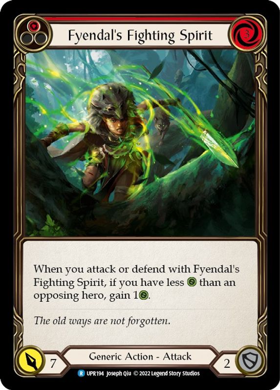 Fyendal's Fighting Spirit (Red) - UPR194 - Rare