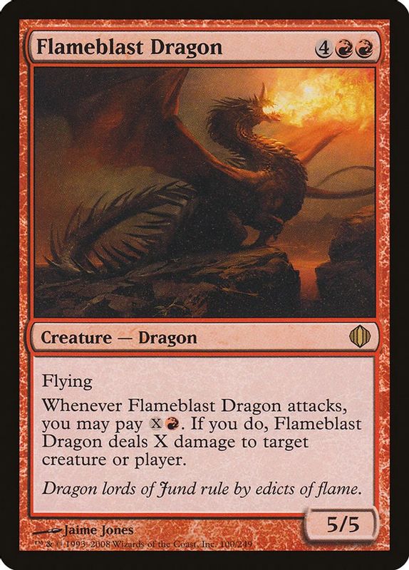 Flameblast Dragon - Rare