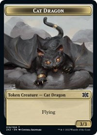 Cat Dragon Token - 2X2 - 19