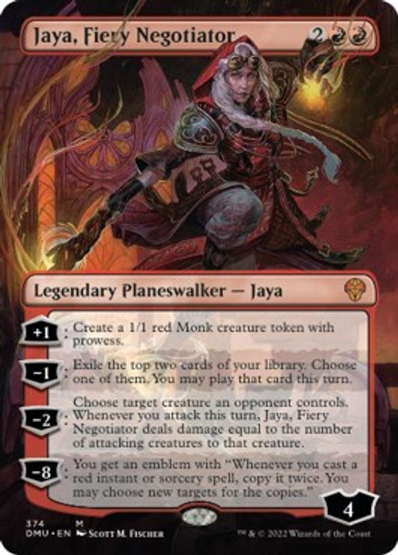Jaya, Fiery Negotiator (Borderless) - 374 - Mythic