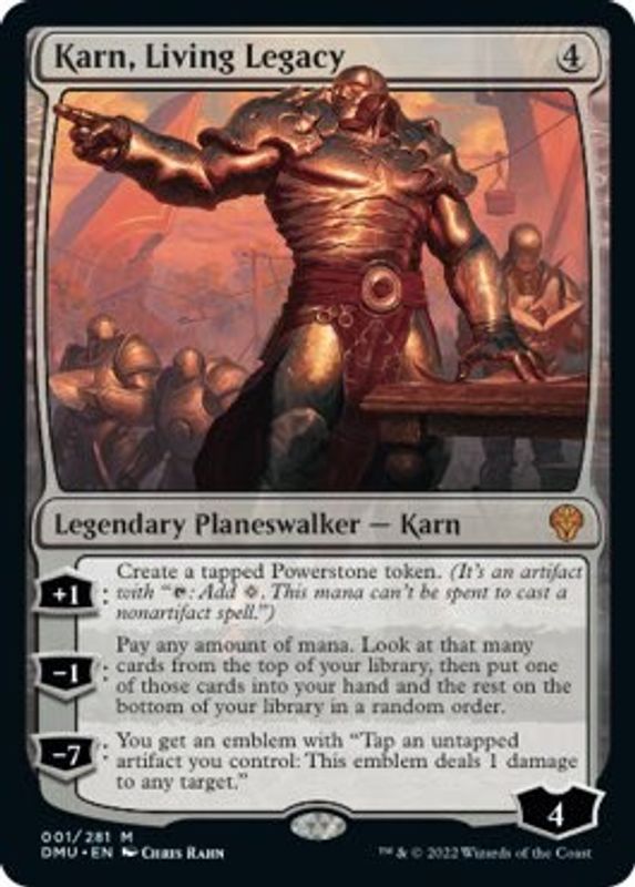 Karn, Living Legacy - 1 - Mythic