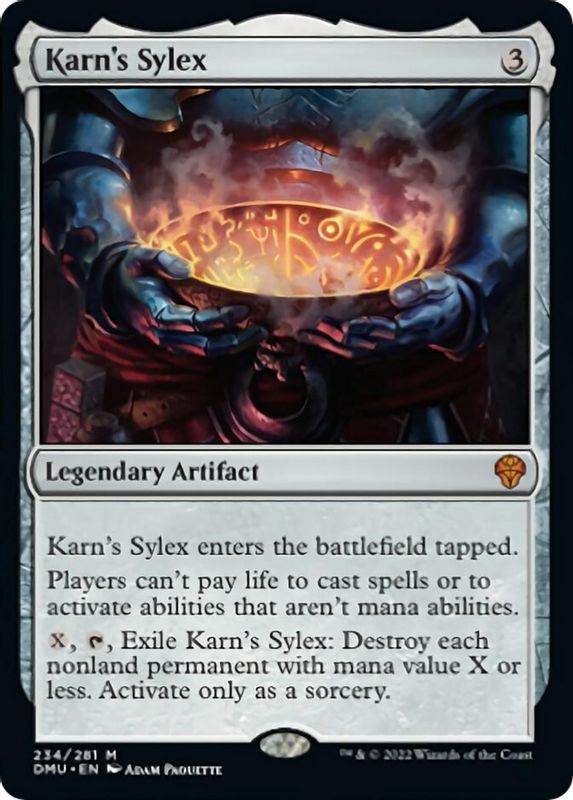 Karn's Sylex - 234 - Mythic