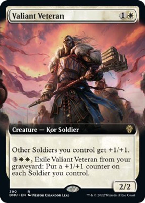 Valiant Veteran (Extended Art) - 390 - Rare
