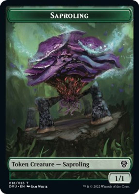 Saproling // Zombie Double-sided Token - Token